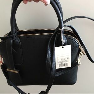 NWT! Black dome satchel